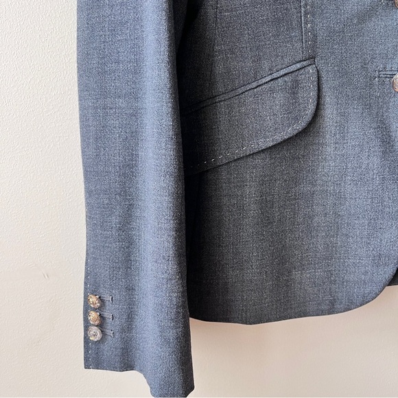 Classiques Entier Women’s Blue Single Breasted Blazer Size 6 - Picture 5 of 10